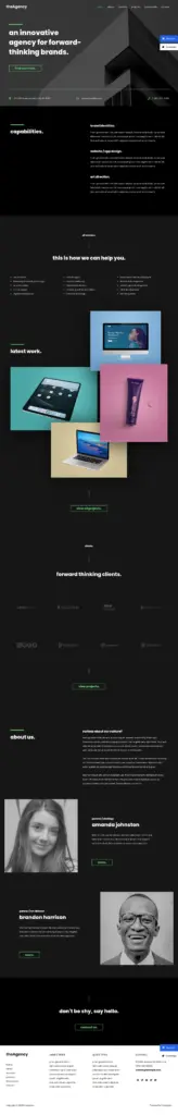 创意服务主页 - 文化创意服务 Elementor外贸独立站模板完整页面预览