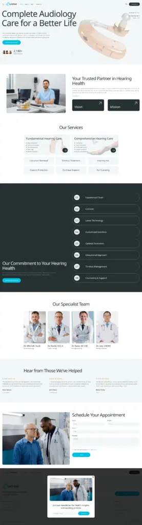 专业医疗服务展示 - 医疗健康服务 Elementor外贸独立站模板完整页面预览