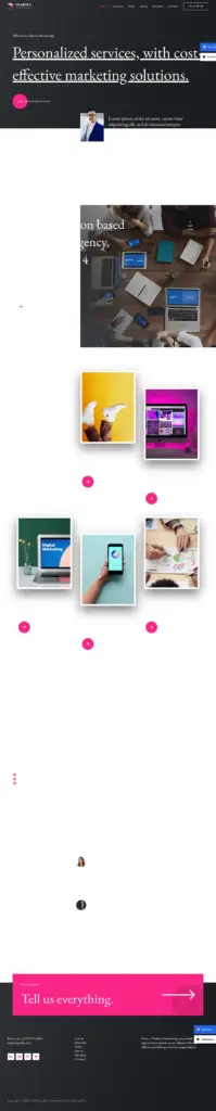 现代商务咨询 - 商务服务 Elementor外贸独立站模板完整页面预览