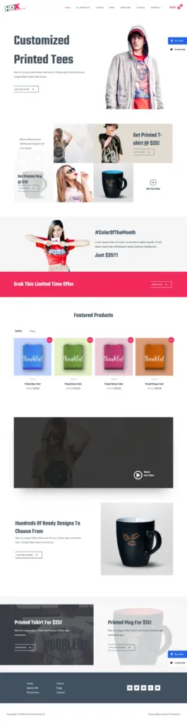 时尚定制潮品展示 - 玩具礼品 Elementor外贸独立站模板完整页面预览
